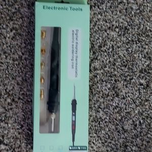 Digital display thermostatic electric soldering iron (brand new in box, unused)